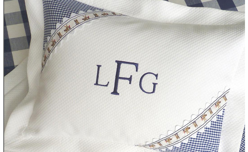 Monogrammed Personalized Pillowcase